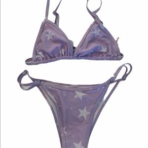 Shein purple star bikini💜